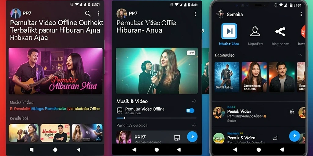 Antarmuka pengguna PP7 yang menarik dan fungsional.