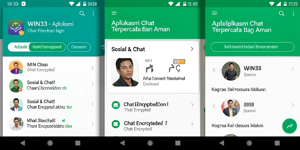 Tampilan antarmuka WIN33 yang modern dan ramah pengguna.